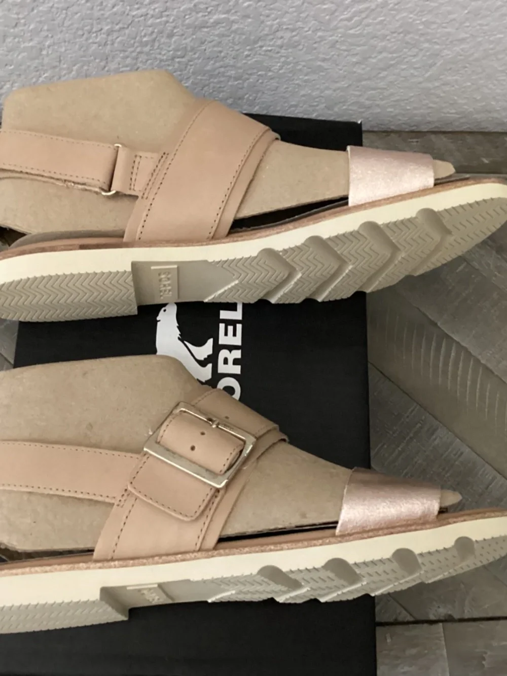 SOREL Ella III Slingback Sandals, size 9